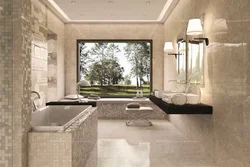 Granite bathroom interior