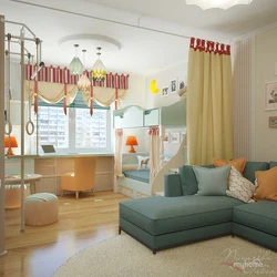 Дизайн квартиры кухни детской