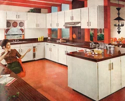 Kitchen 60s interior