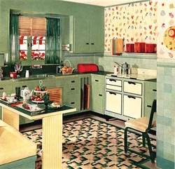 Kitchen 60s interior
