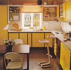 Кухня 60 годов интерьер