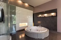 Round bathtub photo design