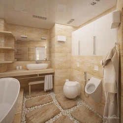 Sand Colored Bathroom Design