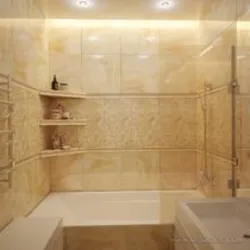 Құм түсті ванна бөлмесінің дизайны