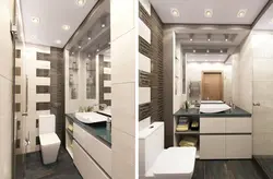 One-room bathroom design
