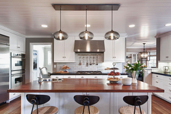 Fashionable ceilings in the kitchen photo