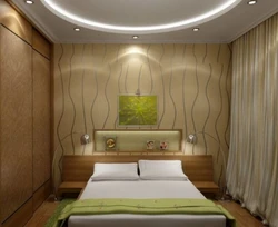 Дизайн натяжного потолка для спальни 9 кв м