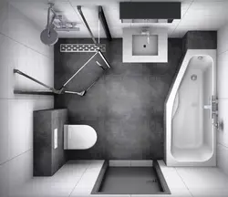 Bathroom With Toilet Combined Design With Dimensions