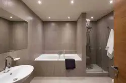 Дызайн квадратнага ваннага пакоя плітка