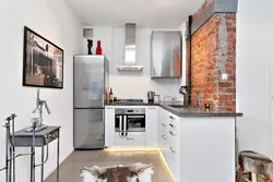Кухня лофт в маленькой квартире фото