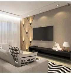 Apartment Design TV In The Living Room Photo