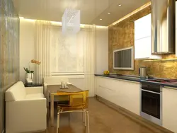 Kitchen design 11 m with TV