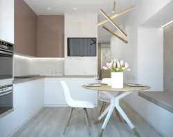 Kitchen Interior Of A Three-Room Apartment