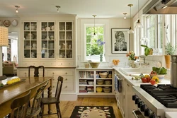 Aesthetic kitchen interior