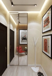 Hallway in a 2-room Khrushchev building, narrow corridor photo