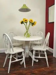 Color Of Chairs In The Kitchen In The Interior Photo