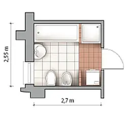 Photo drawing of the bathroom