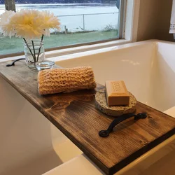 Столик в ванну фото