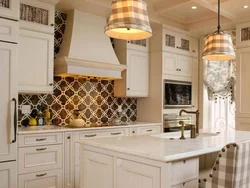 Photo style of tiles in the kitchen