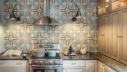Photo Style Of Tiles In The Kitchen