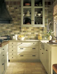 Photo style of tiles in the kitchen