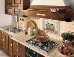 Фото стиль плитки на кухне