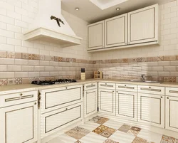 Photo style of tiles in the kitchen