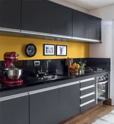 What Colors Goes With Black In The Kitchen Interior