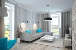 Small gray living room design