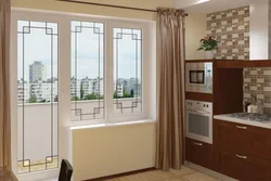 Дизайн балконной двери в квартире