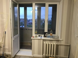 Design Of A Balcony Door In An Apartment