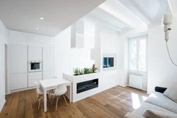 White Kitchen Studio Interior