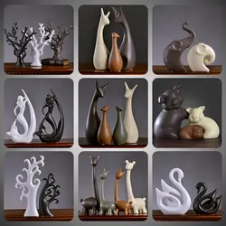 Figurines for living room interior