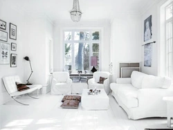 Белые стены в квартире дизайн фото