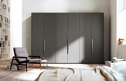 Design of hinged wardrobes in the living room