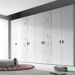 Design of hinged wardrobes in the living room