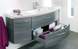 Bathtub design with cabinet