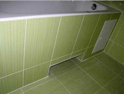Bathroom Screen Made Of Tiles Photo