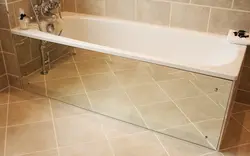 Плиткалардан жасалған ванна бөлмесінің экраны фото