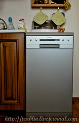 Посудомоечная машина не встраиваемая в интерьере кухни фото
