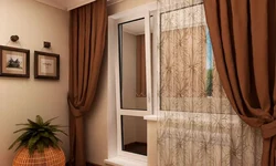 Curtains for bedroom with balcony door photo design