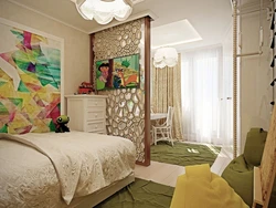 Separated bedroom design photo