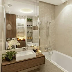 Living room bath design