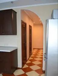 Arch kitchen corridor photo