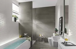 Bathroom tiles gloss photo