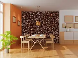 Kitchen Design Wallpaper Leaves