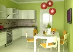 Add color to the kitchen interior