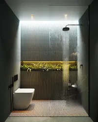 Тарҳи ванна душ тропикӣ