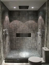 Дизайн ванны тропический душ