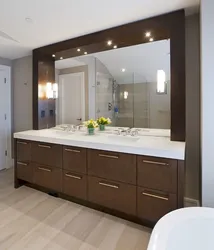 Bathroom design sink mirror